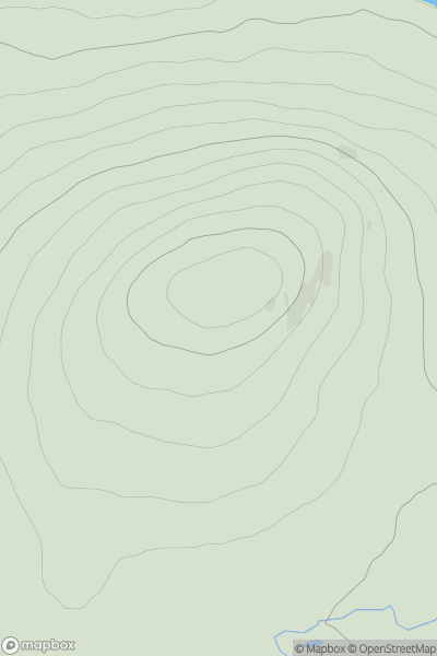 Thumbnail image for Cnoc an t-Sithein [Kyle of Lochalsh to Garve] showing contour plot for surrounding peak